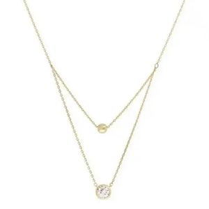 Marilyn Schiff Double Layered Necklace